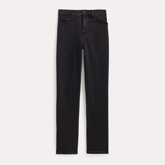 Everlane Women's High-Key Stovepipe Jean in Washed Black, Size 25, Cotton - Picture 3 of 6